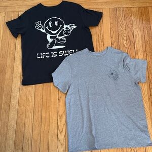 lot of 2 target brands garphic tees, mens L